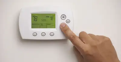 Digital thermostat installation with precise temperature programming in San Francisco, CA