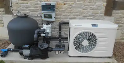 electric heater installation services with connected outdoor heating system equipment in San Francisco, CA