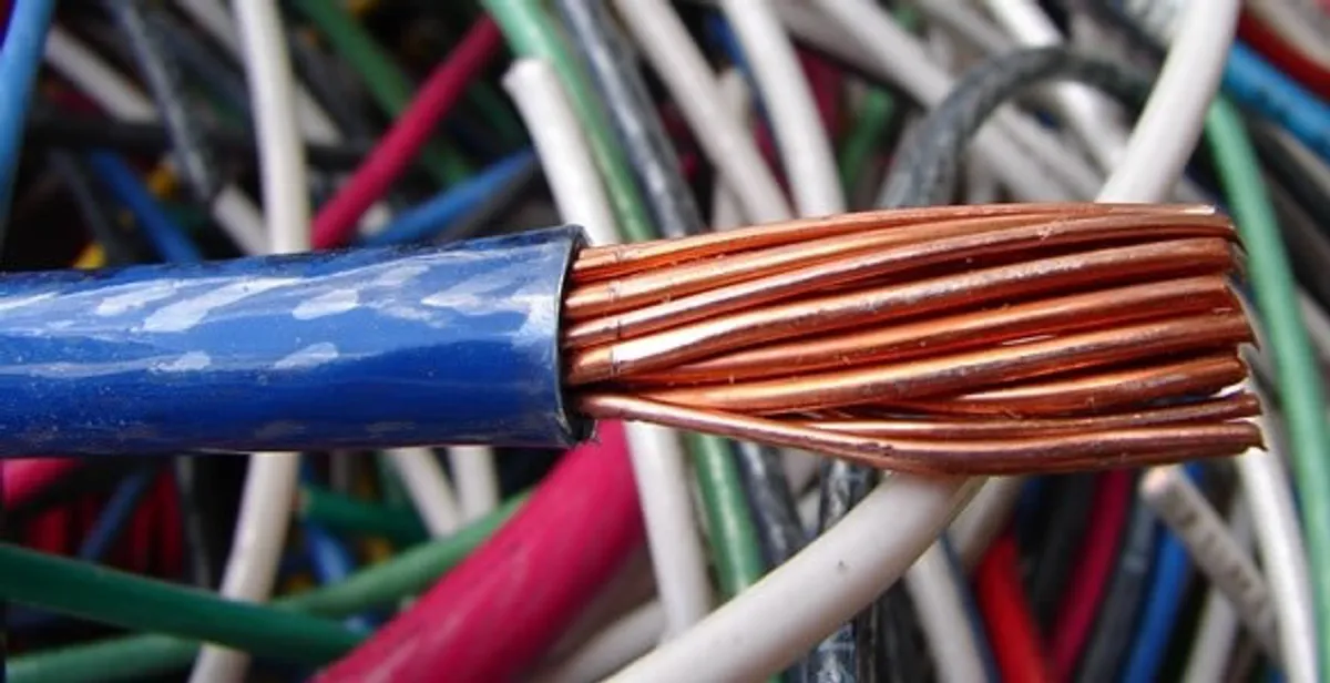 electrical wiring services showing exposed copper conductors and cable preparation in San Francisco, CA