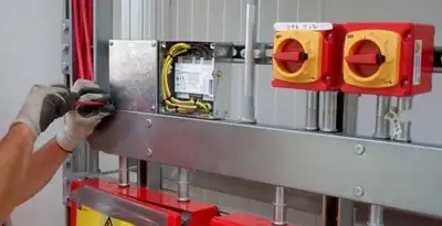 fire alarm installation service with certified electricians wiring fire alarm control equipment in San Francisco, CA