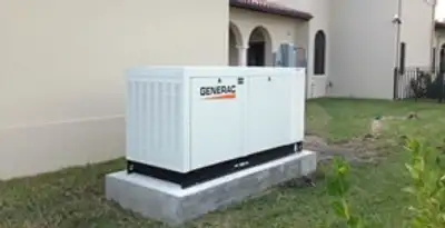 generator installation service showing standby generator professionally installed for residential power backup in San Francisco, CA