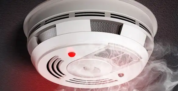 Installed smoke detector providing reliable fire detection in San Francisco, CA