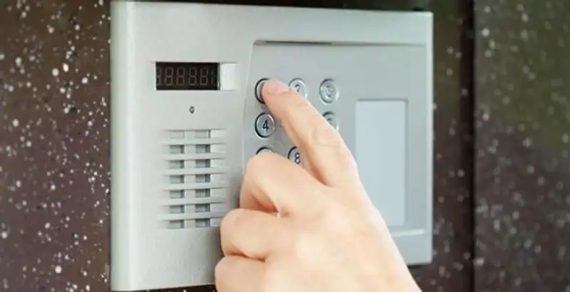 intercom system for home installation services with indoor access control keypad in San Francisco, CA