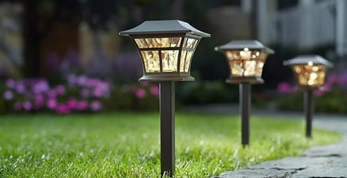 landscape lighting installation services with professionally installed pathway lights in San Francisco, CA