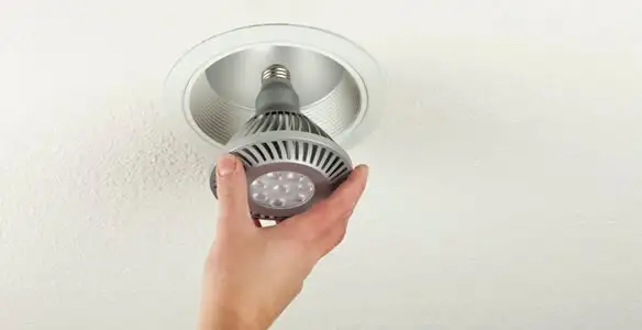 lighting installation service featuring recessed ceiling light installed by licensed professionals in San Francisco, CA