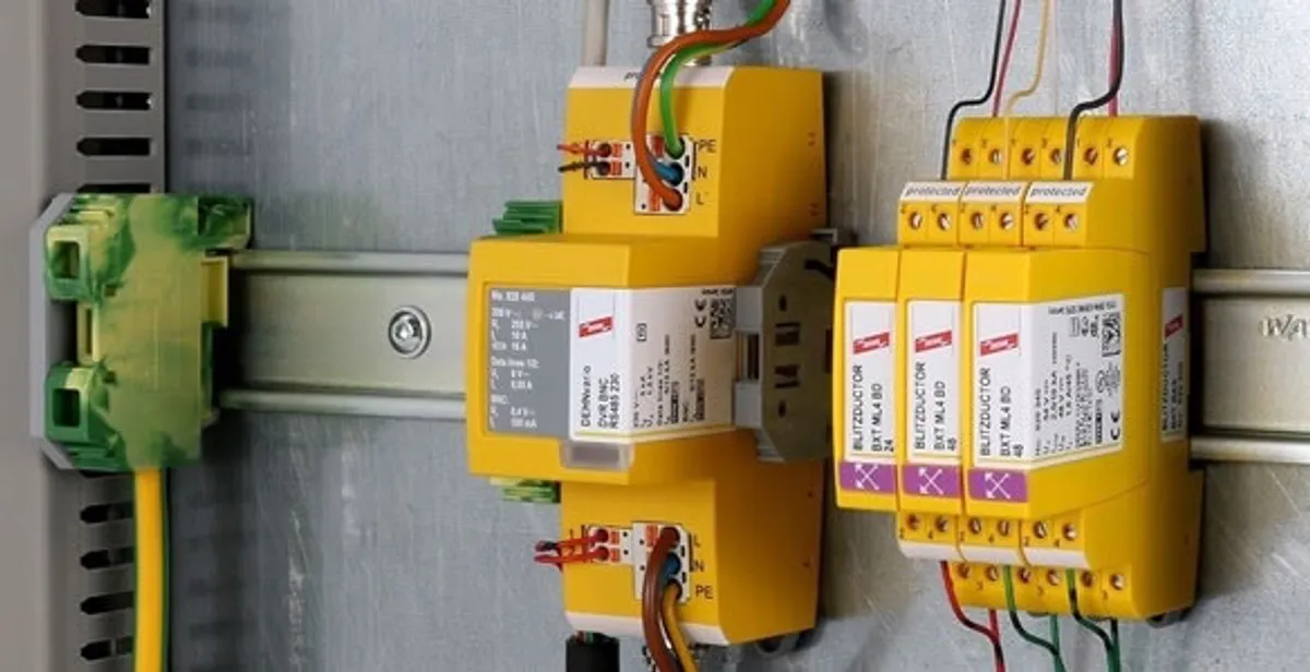lightning surge protection system with surge suppressors installed by electrical service professionals in San Francisco, CA