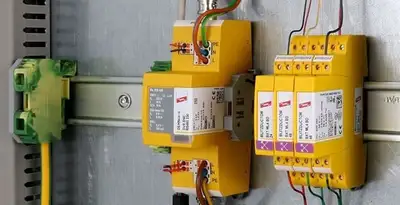 lightning surge protection system with surge suppressors installed by electrical service professionals in San Francisco, CA
