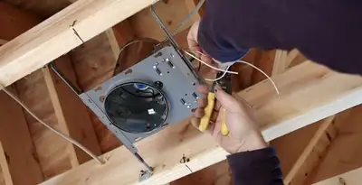 Professional recessed lighting installation with electrical wiring by licensed electricians in San Francisco, CA