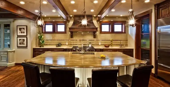 Finished recessed lighting installation providing balanced indoor lighting in San Francisco, CA