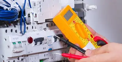 Residential electrician testing home electrical panel for safety and performance in San Francisco, CA