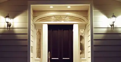 security light installation services with professionally installed entryway lighting in San Francisco, CA
