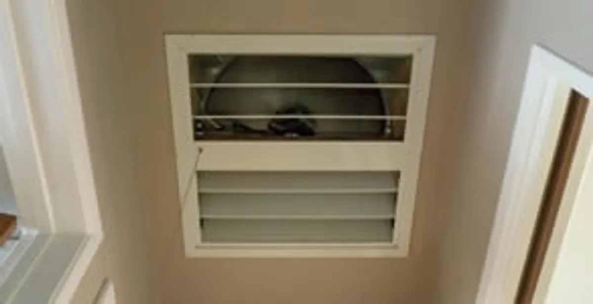 whole house fan installation services with ceiling-mounted ventilation system in San Francisco, CA