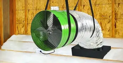 whole house fan installation services with professionally mounted ventilation fan system in San Francisco, CA